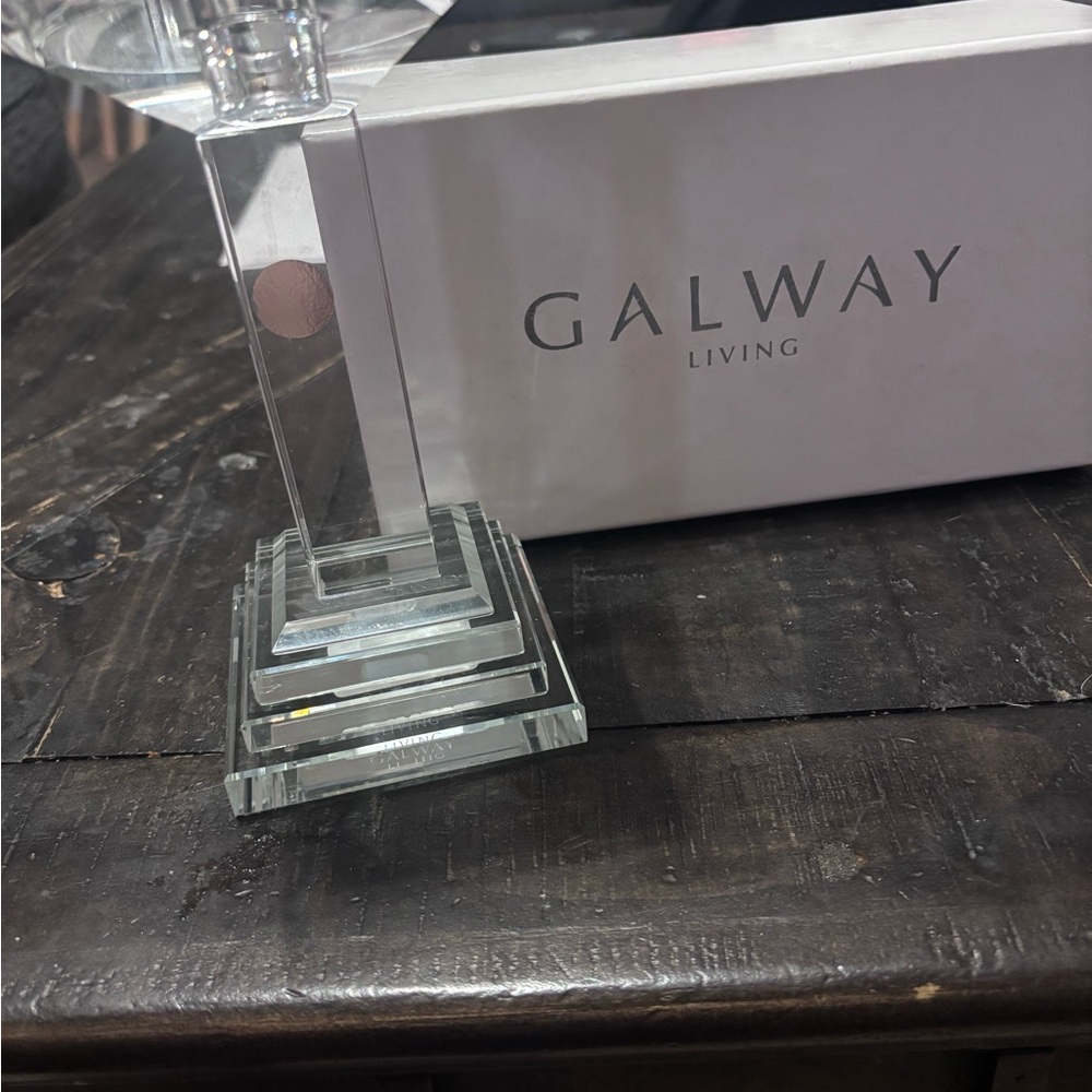 Galway Living Crystal Candle Holder